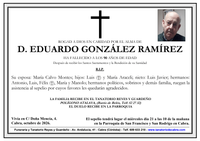 SEPELIO DE DON EDUARDO GONZALEZ RAMIREZ