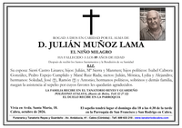 SEPELIO DE DON JULIAN MU&Ntilde;OZ LAMA